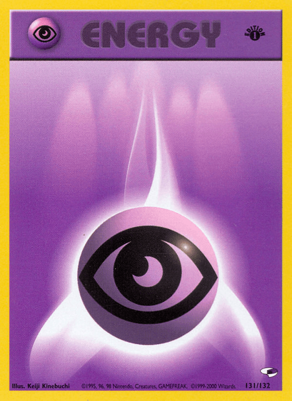 Psychic Energy — Gym Heroes Pokémon TCG card by Keiji Kinebuchi