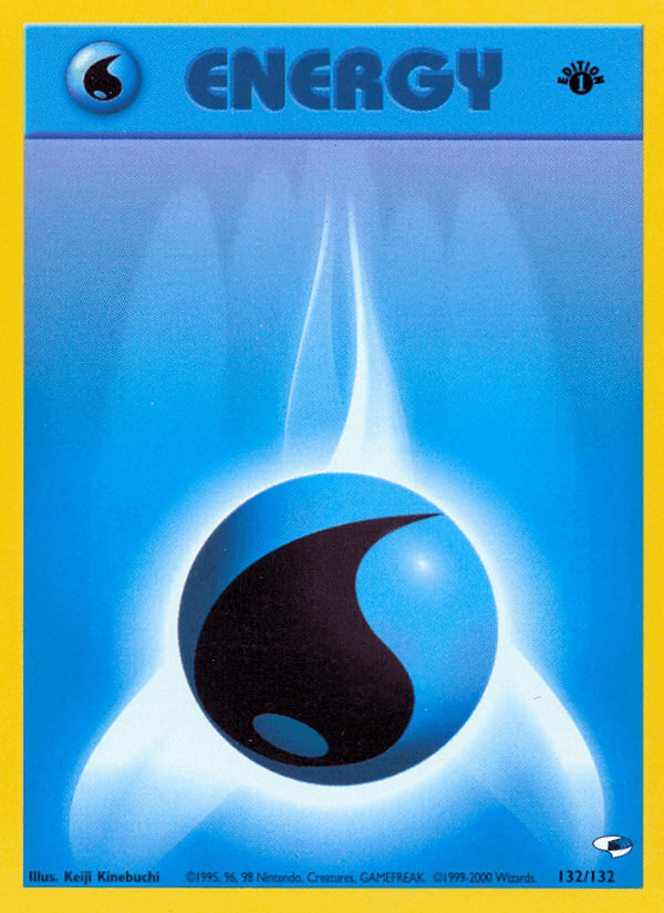 Water Energy — Gym Heroes Pokémon TCG card by Keiji Kinebuchi