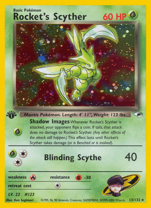 Rocket's Scyther — Pokémon TCG card