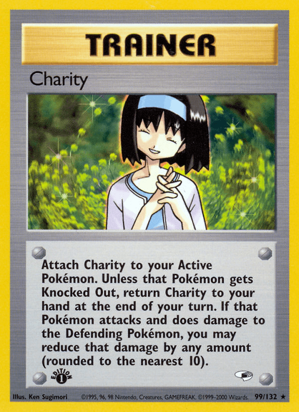 Charity — Gym Heroes Pokémon TCG card by Ken Sugimori
