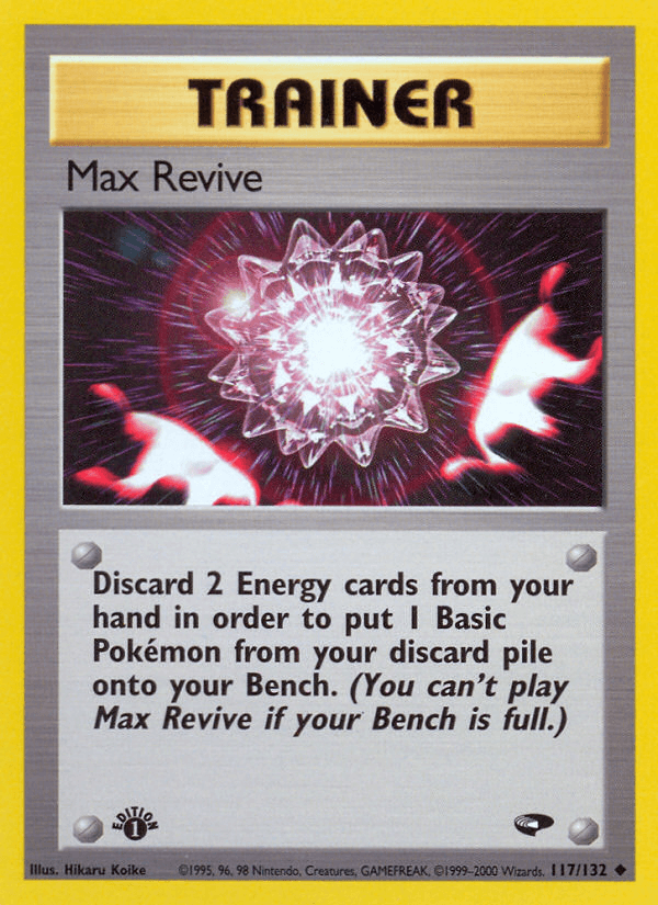 Max Revive — Gym Challenge Pokémon TCG card by Hikaru Koike