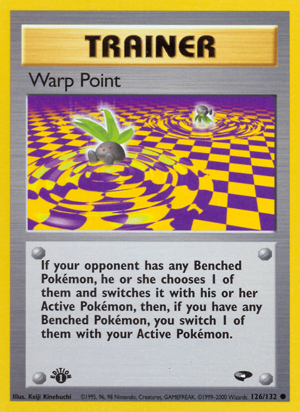Warp Point — Gym Challenge Pokémon TCG card by Keiji Kinebuchi