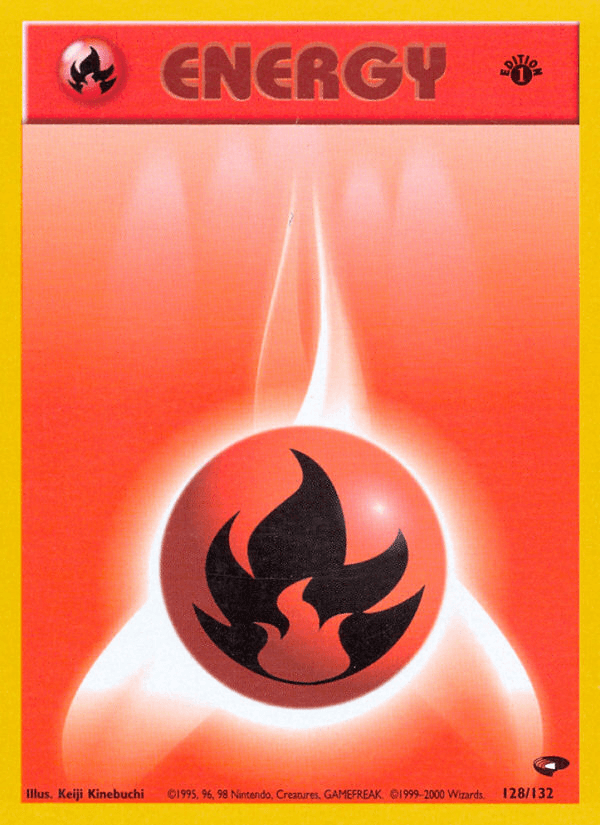 Fire Energy — Gym Challenge Pokémon TCG card by Keiji Kinebuchi
