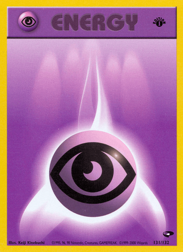 Psychic Energy — Gym Challenge Pokémon TCG card by Keiji Kinebuchi