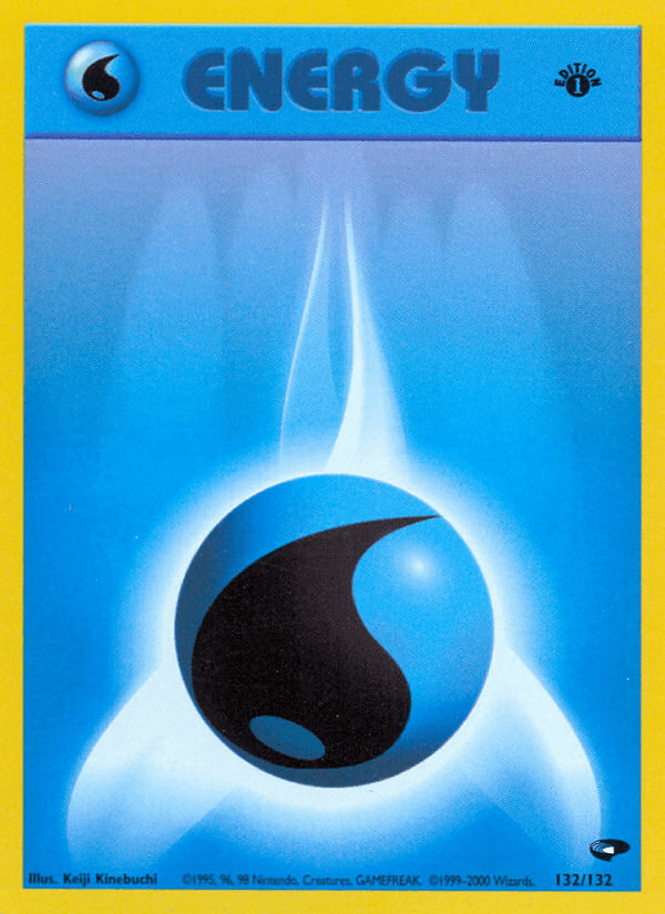 Water Energy — Gym Challenge Pokémon TCG card by Keiji Kinebuchi