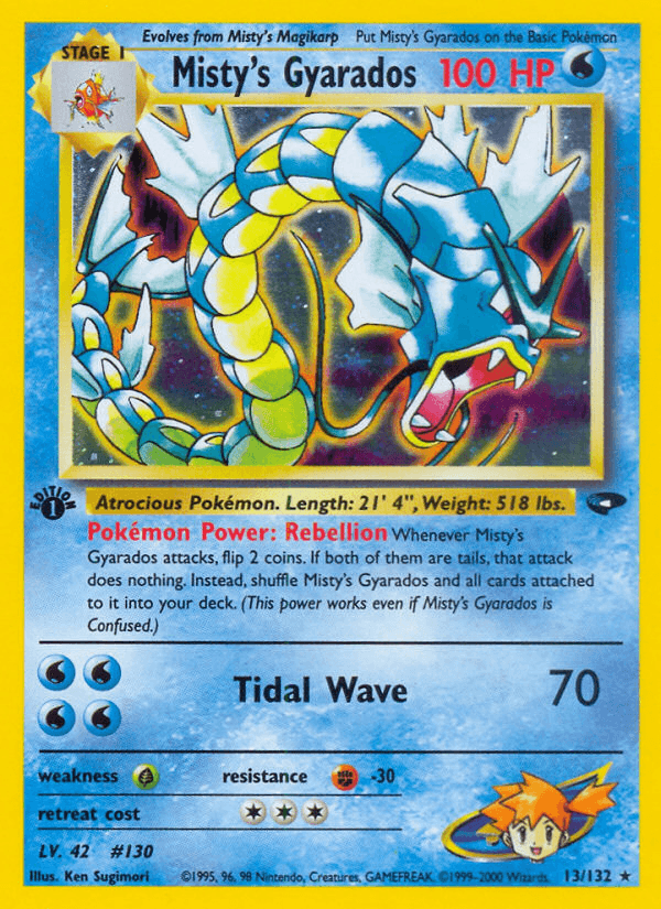 Misty's Gyarados — Pokémon TCG card