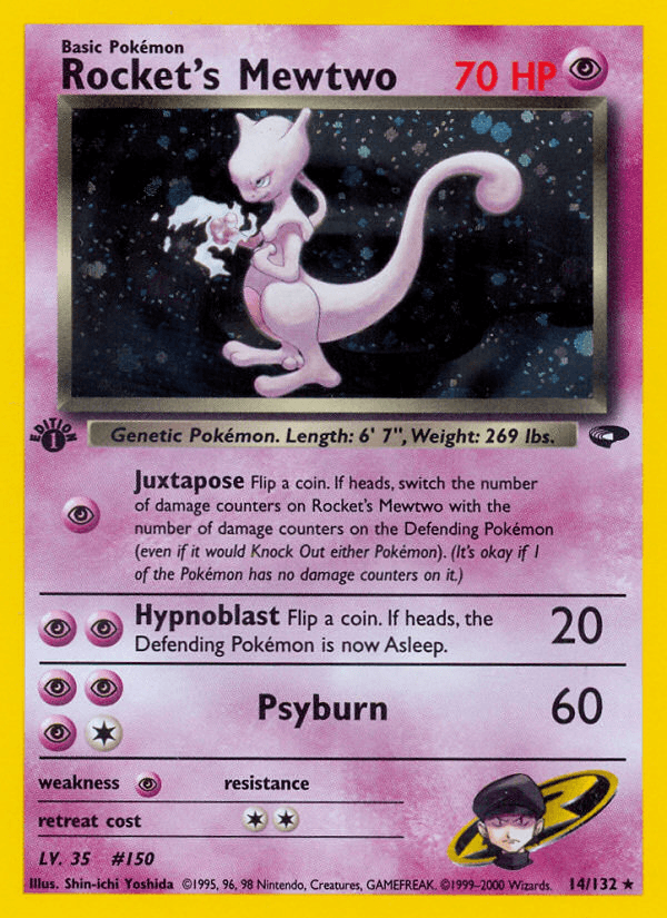 Rocket's Mewtwo — Pokémon TCG card