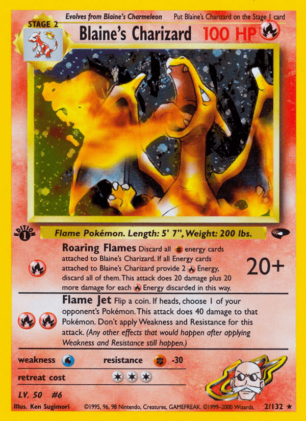 Blaine's Charizard — Gym Challenge