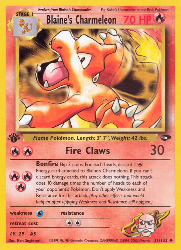 Blaine's Charmeleon — Gym Challenge