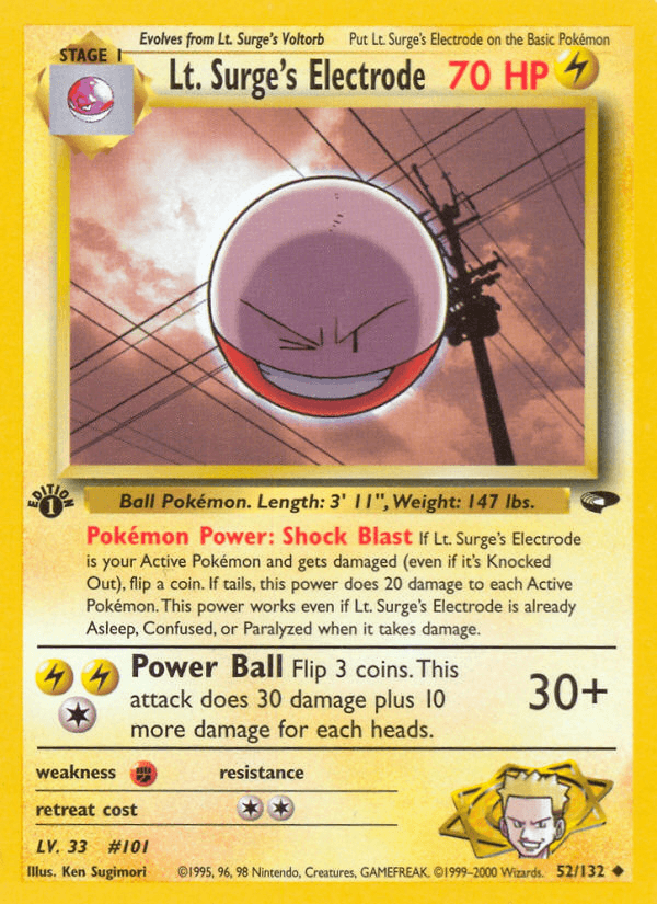 Lt. Surge's Electrode — Gym Challenge