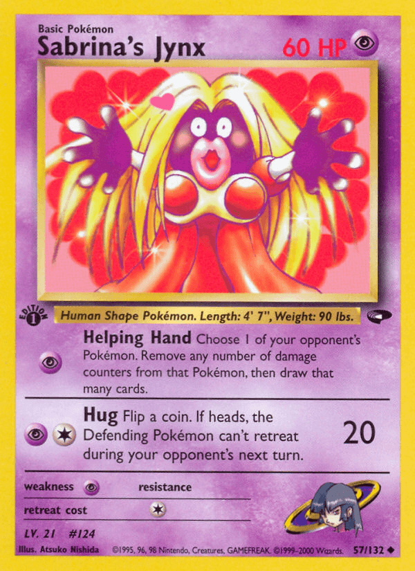 Sabrina's Jynx — Gym Challenge Pokémon TCG card by Atsuko Nishida