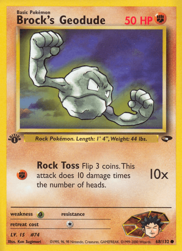 Brock's Geodude — Gym Challenge