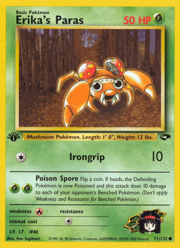 Erika's Paras — Gym Challenge