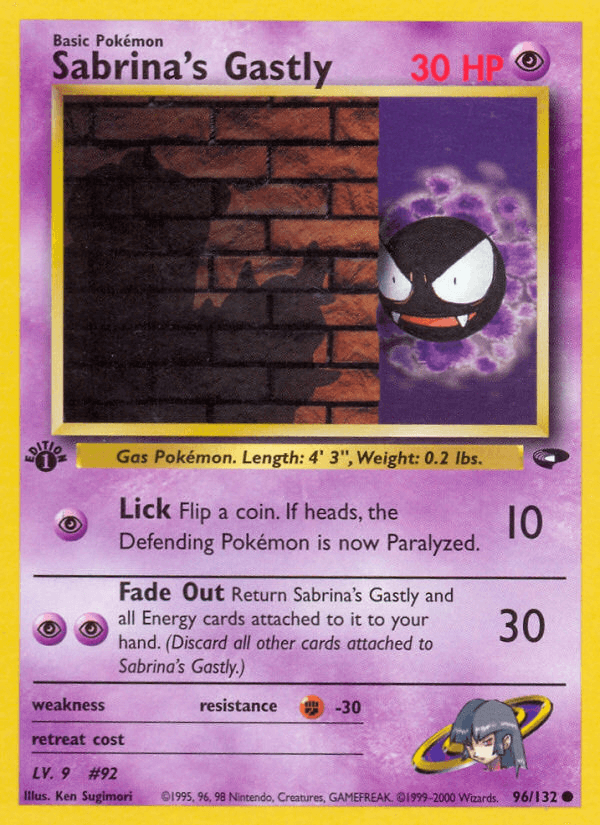 Sabrina's Gastly (96) — Gym Challenge