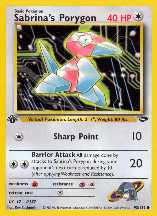 Sabrina's Porygon — Gym Challenge