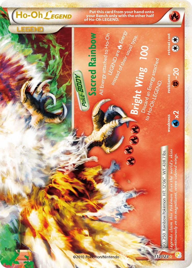Ho-Oh Legend (Bottom) — Pokémon TCG card