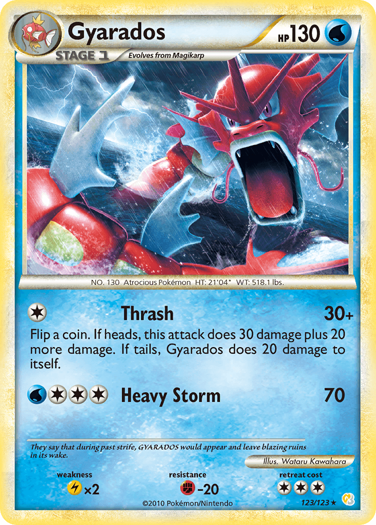 Gyarados (Red) — Pokémon TCG card