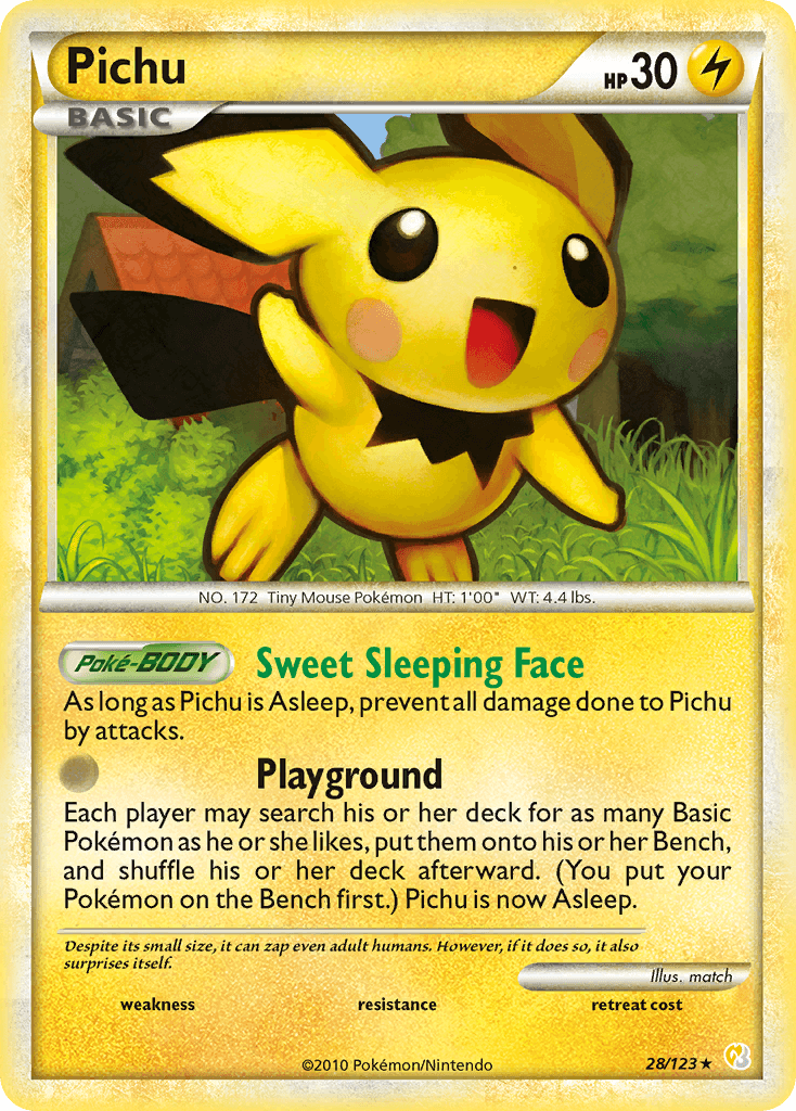 Pichu — HeartGold SoulSilver Pokémon TCG card by match