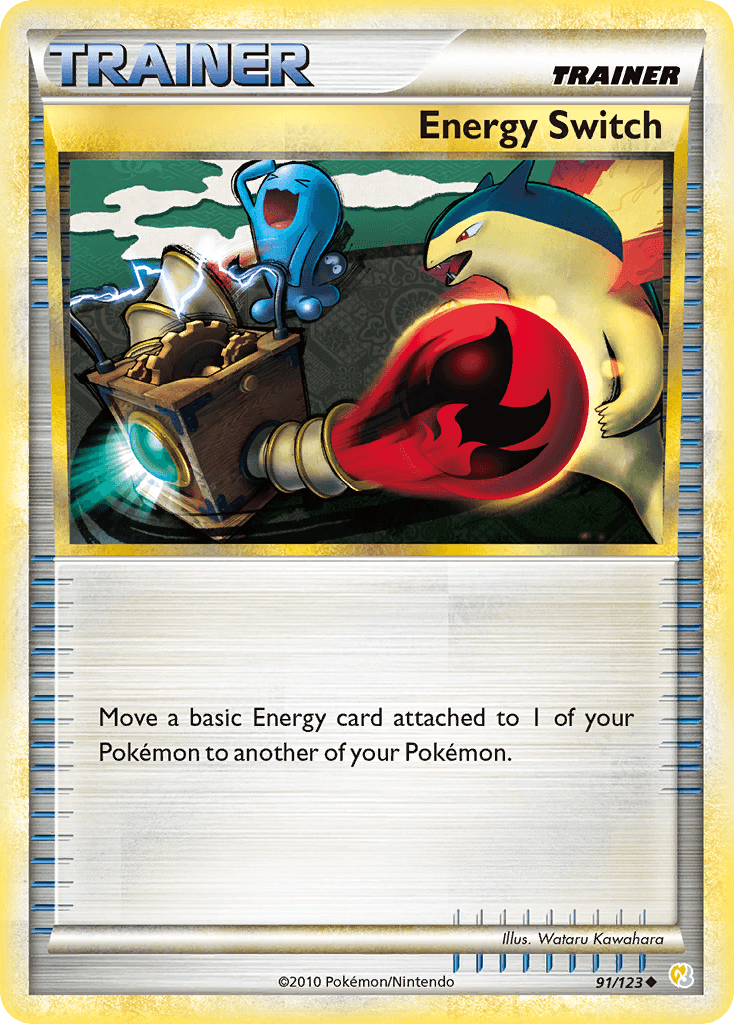 Energy Switch — HeartGold SoulSilver Pokémon TCG card by Wataru Kawahara