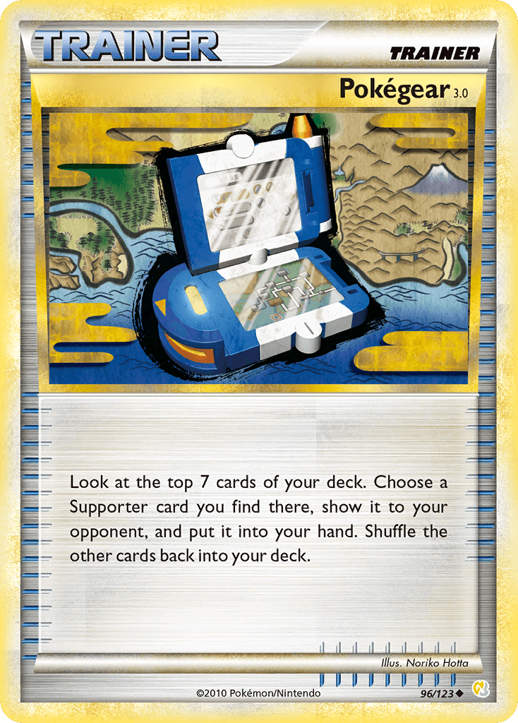 Pokegear 3.0 — HeartGold SoulSilver Pokémon TCG card by Noriko Hotta