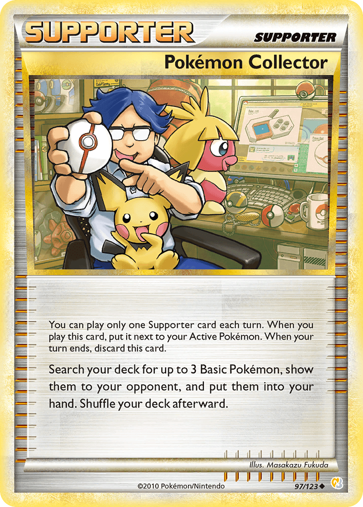 Pokemon Collector — HeartGold SoulSilver Pokémon TCG card by Masakazu Fukuda