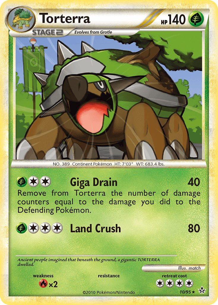 Torterra — Unleashed Pokémon TCG card by match