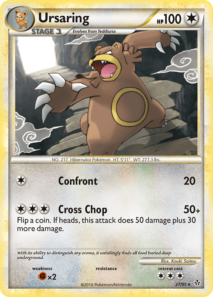 Ursaring — Unleashed Pokémon TCG card by Kouki Saitou