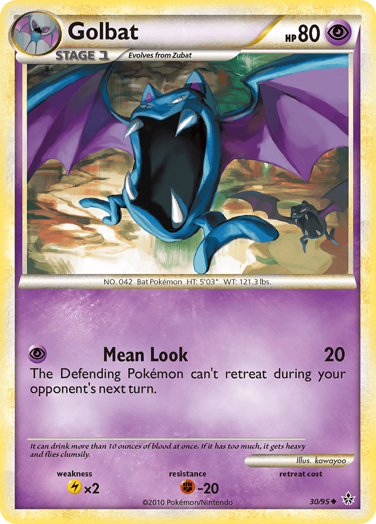 Golbat — Unleashed Pokémon TCG card by kawayoo