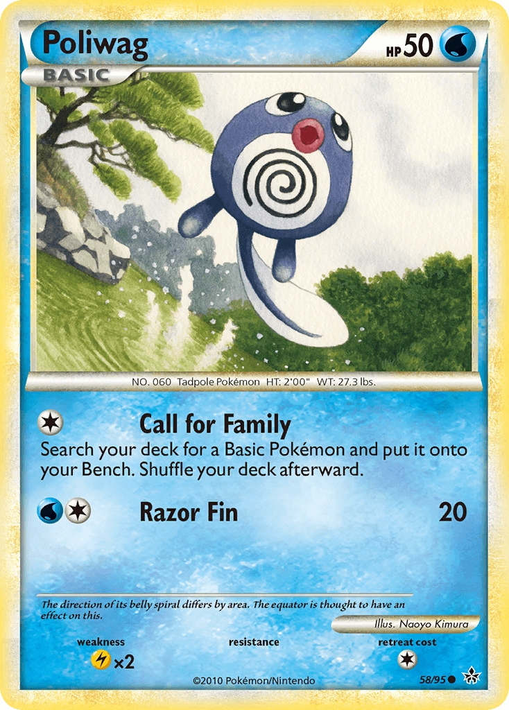 Poliwag — Unleashed Pokémon TCG card by Naoyo Kimura