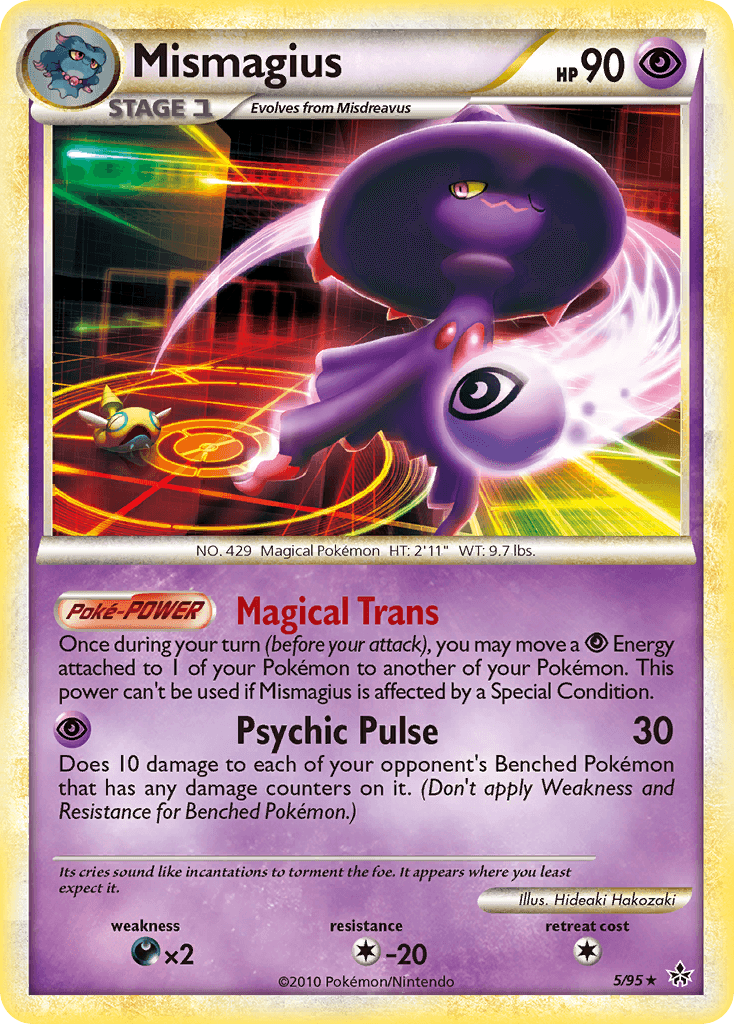 Mismagius — Unleashed Pokémon TCG card by Hideaki Hakozaki