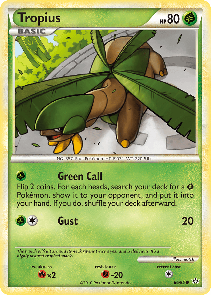 Tropius — Unleashed Pokémon TCG card by match