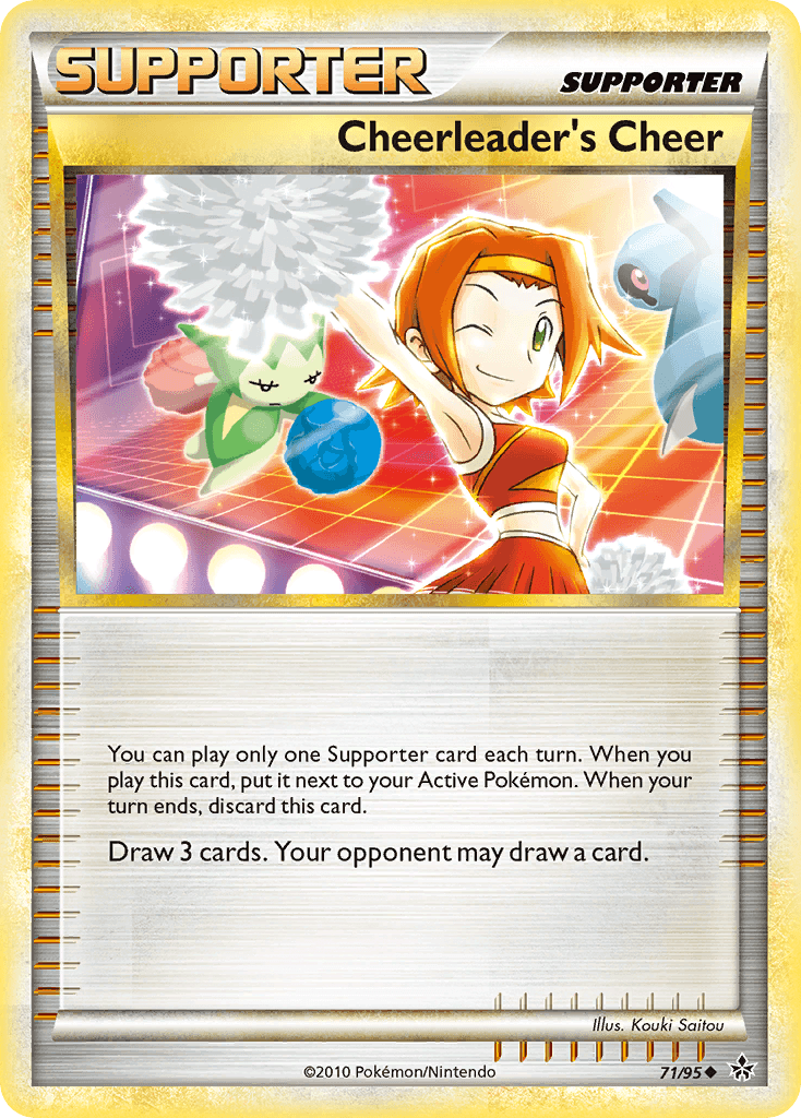 Cheerleader's Cheer — Unleashed Pokémon TCG card by Kouki Saitou