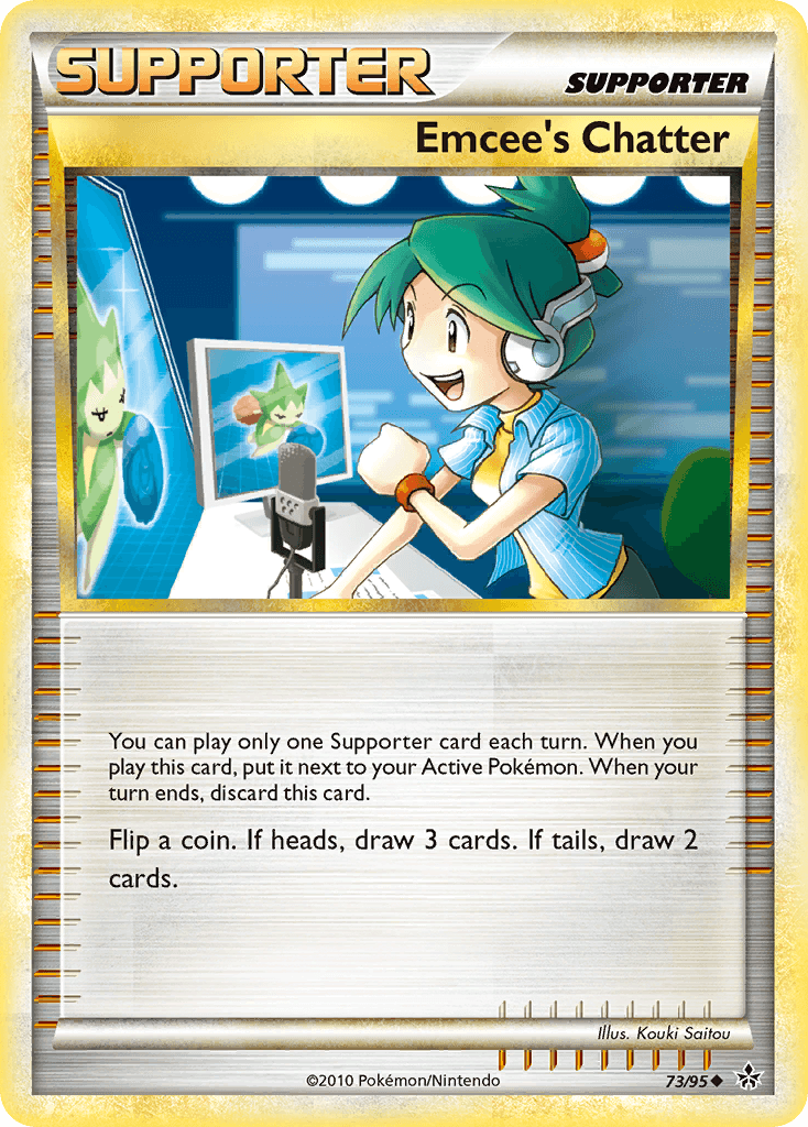 Emcee's Chatter — Unleashed Pokémon TCG card by Kouki Saitou