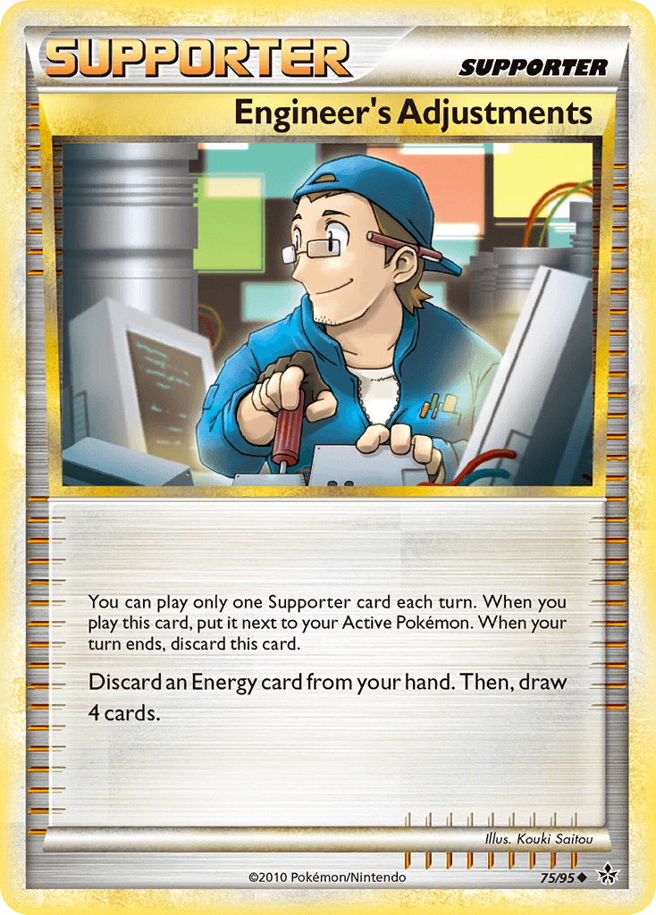 Engineer's Adjustments — Unleashed Pokémon TCG card by Kouki Saitou