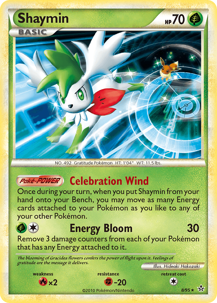 Shaymin — Unleashed Pokémon TCG card by Hideaki Hakozaki