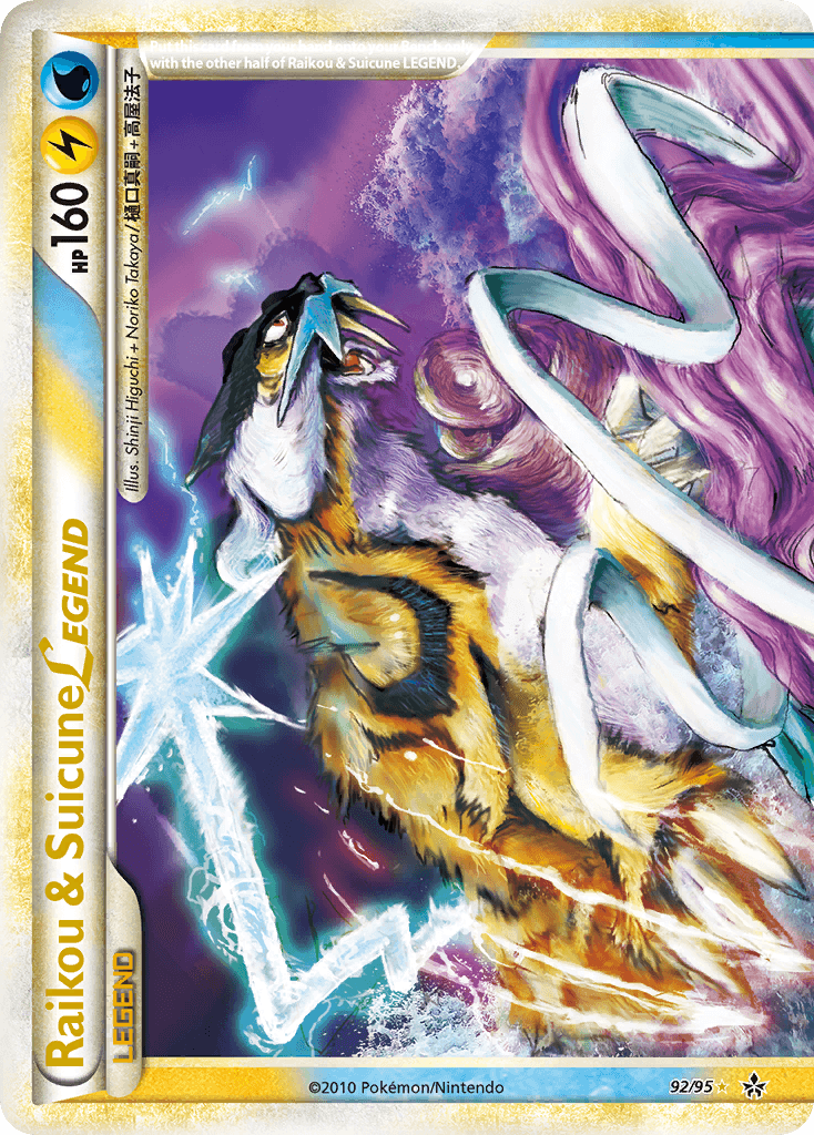 Raikou & Suicune Legend (Top) — Pokémon TCG card