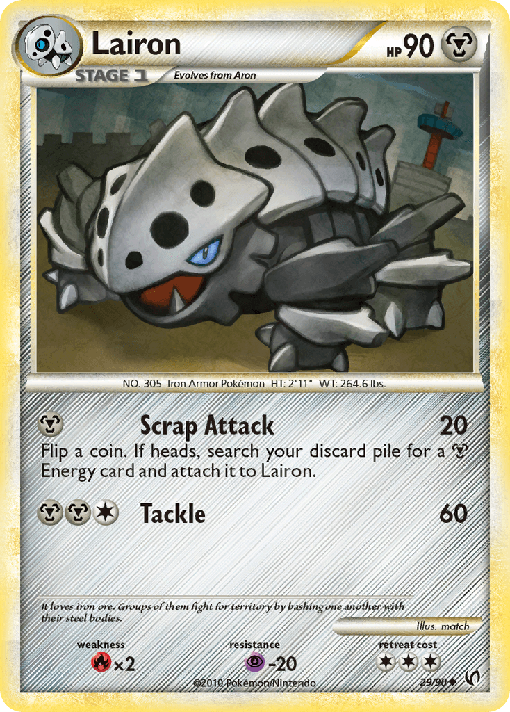 Lairon — Undaunted Pokémon TCG card by match