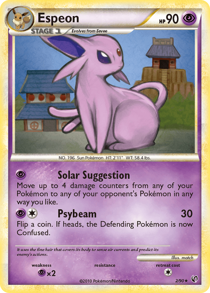 Espeon — Undaunted Pokémon TCG card by match