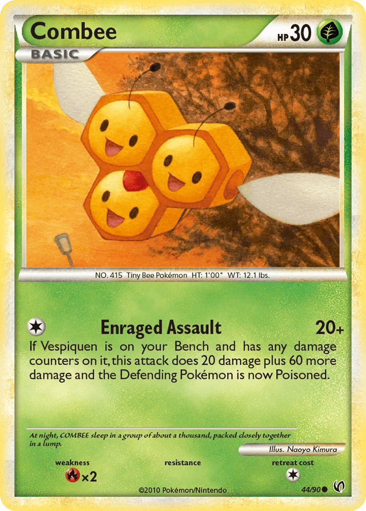 Combee — Undaunted Pokémon TCG card by Naoyo Kimura