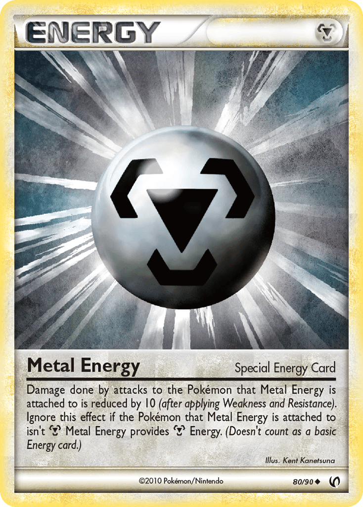 Metal Energy (Special) — Undaunted Pokémon TCG card by Kent Kanetsuna