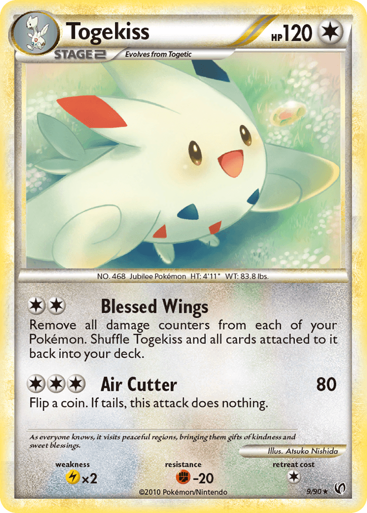 Togekiss — Undaunted Pokémon TCG card by Atsuko Nishida