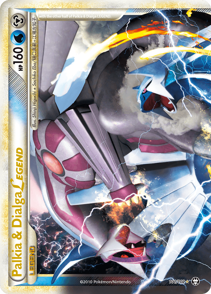 Palkia & Dialga Legend (Top) — Pokémon TCG card