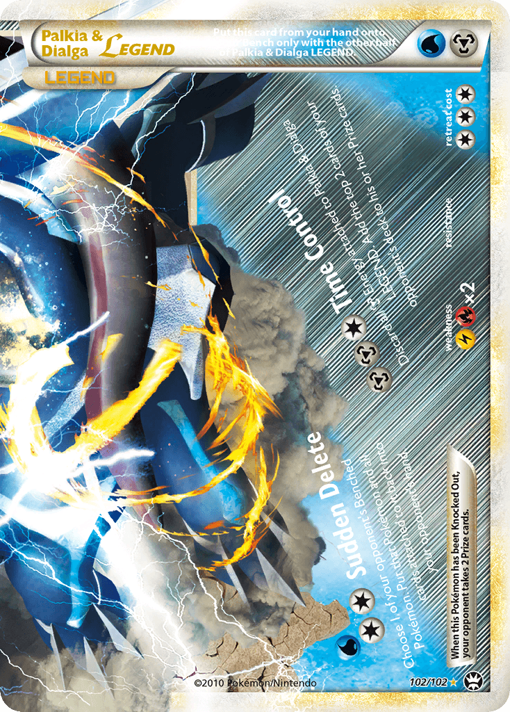 Palkia & Dialga Legend (Bottom) — Pokémon TCG card