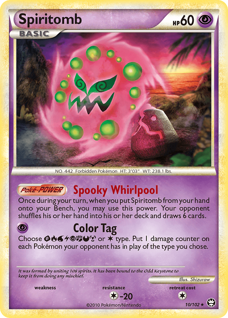 Spiritomb — Triumphant Pokémon TCG card by Shizurow