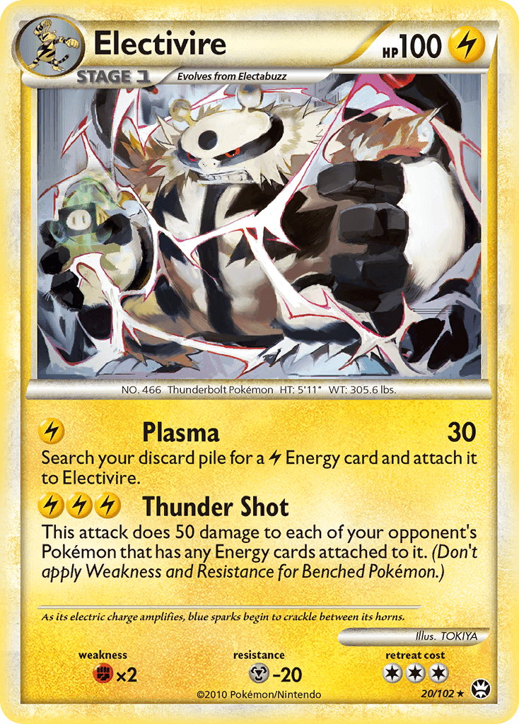 Electivire — Triumphant Pokémon TCG card by TOKIYA