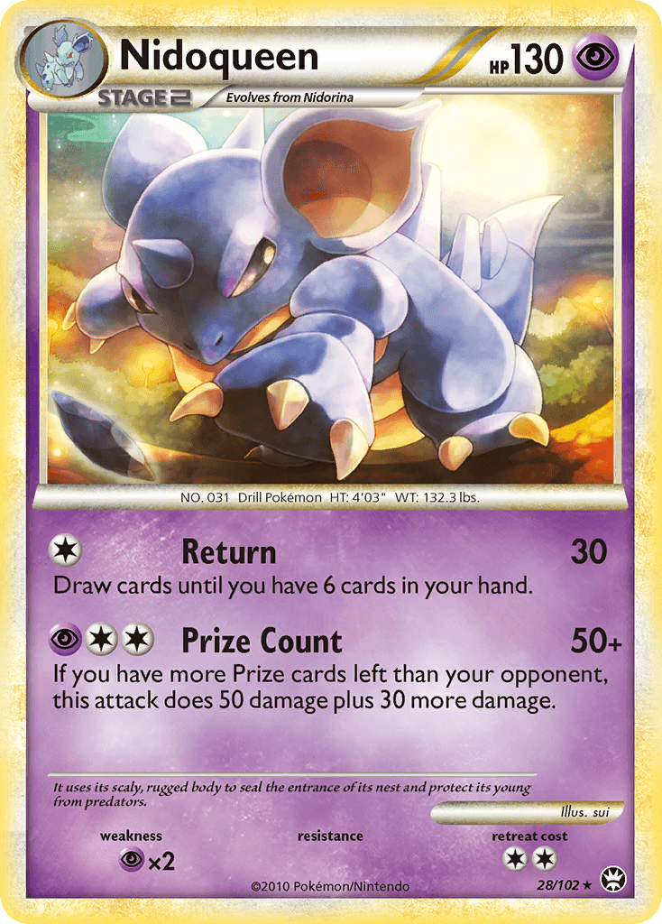 Nidoqueen — Triumphant Pokémon TCG card by sui