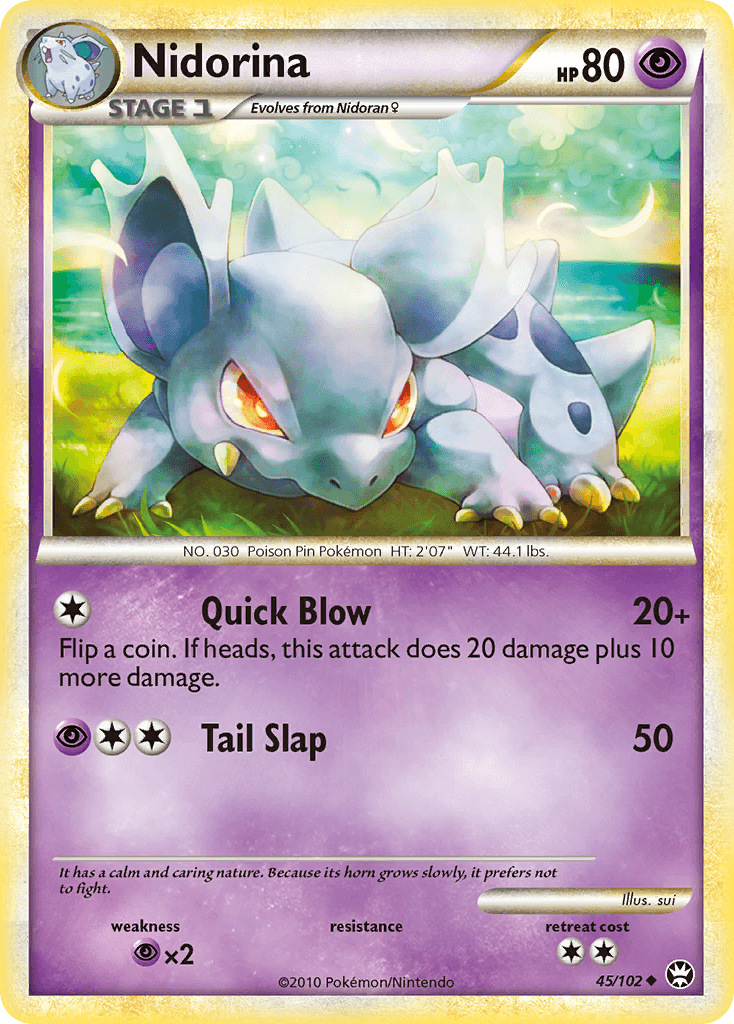 Nidorina — Triumphant Pokémon TCG card by sui