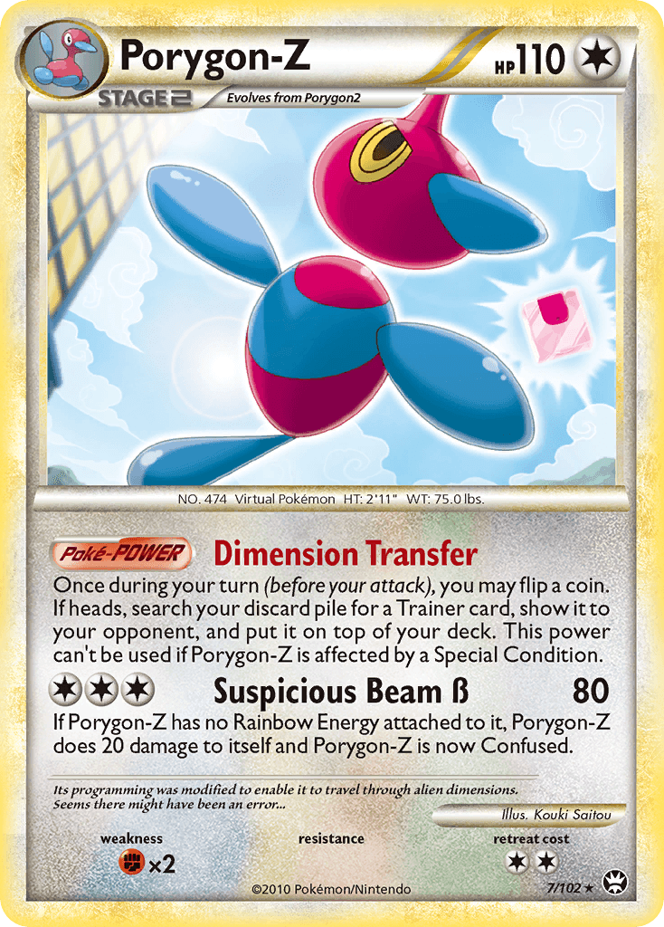Porygon-Z — Triumphant Pokémon TCG card by Kouki Saitou