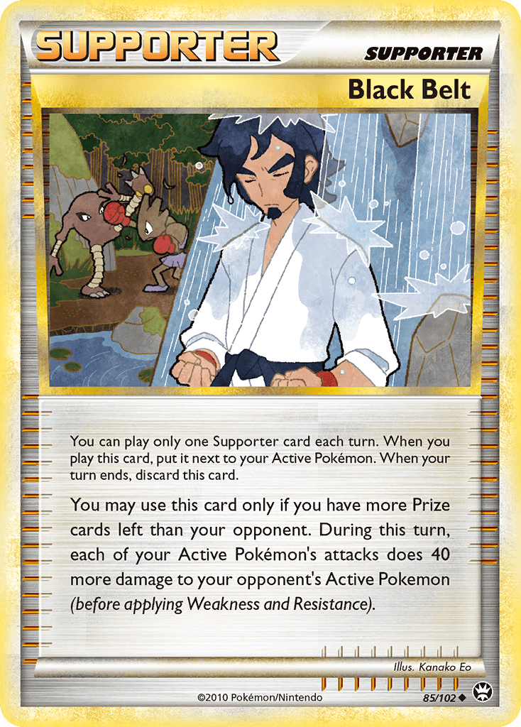 Black Belt — Triumphant Pokémon TCG card by Kanako Eo
