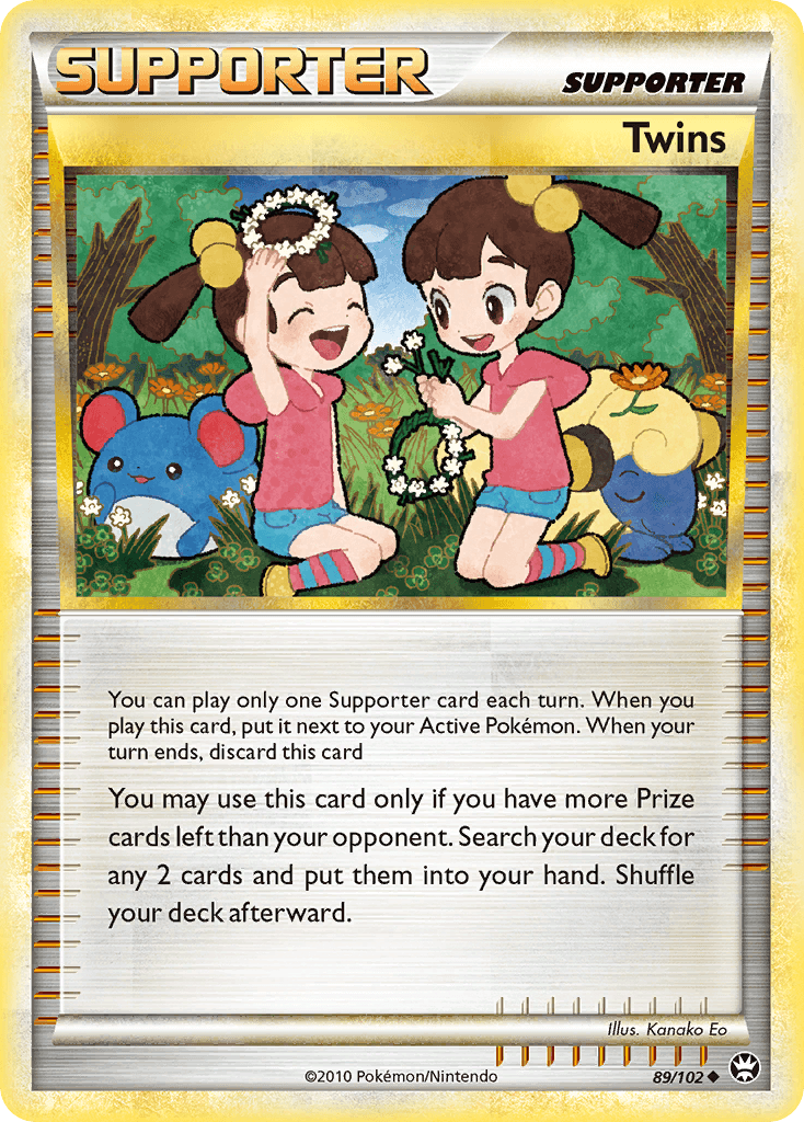 Twins — Triumphant Pokémon TCG card by Kanako Eo